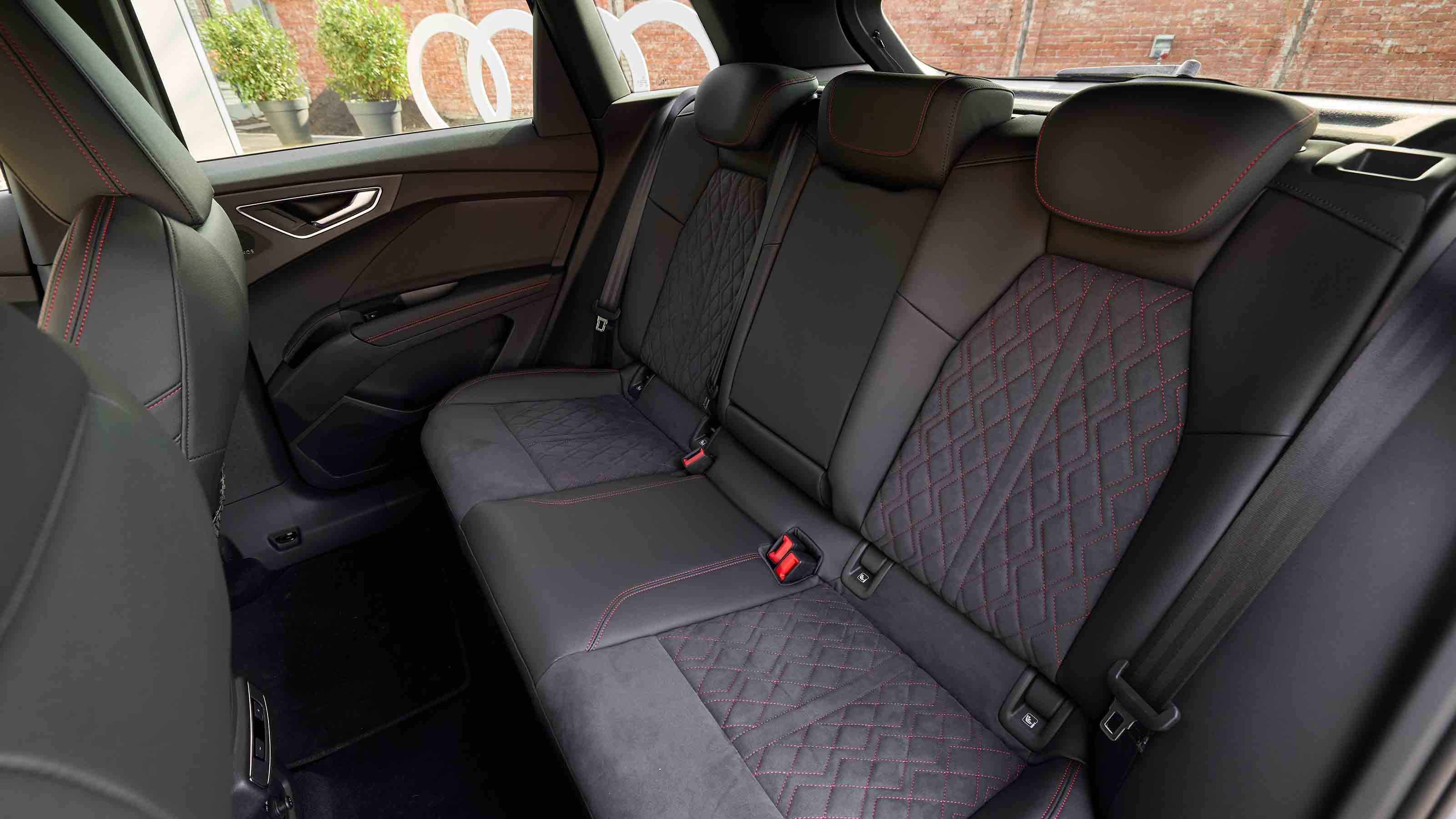 Audi Q4 45 e-tron rear seats