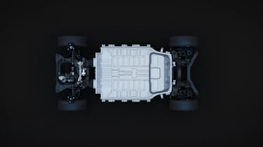 Nissan CMF-EV platform - top-down view