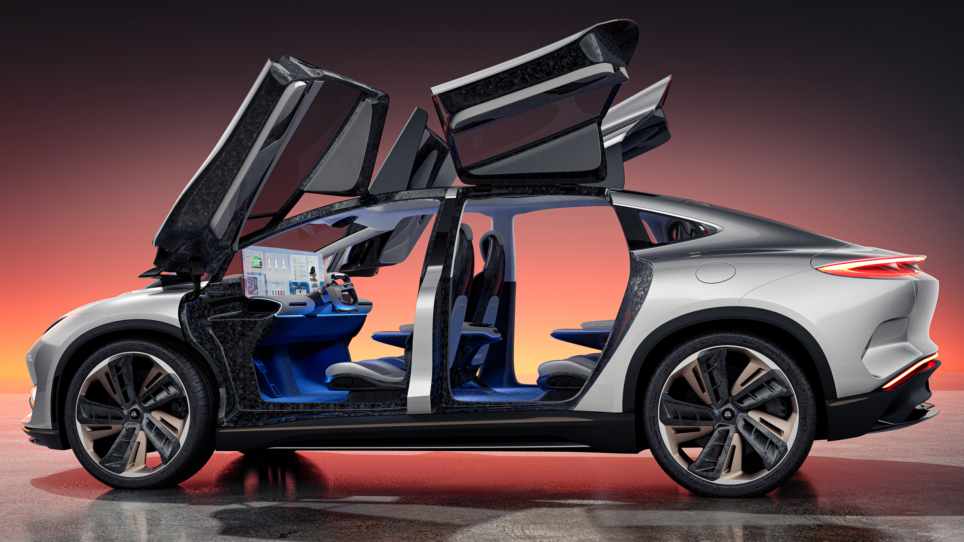 AEHRA SUV side doors open