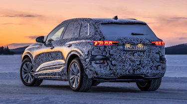 Audi Q6 e-tron - official spy rear
