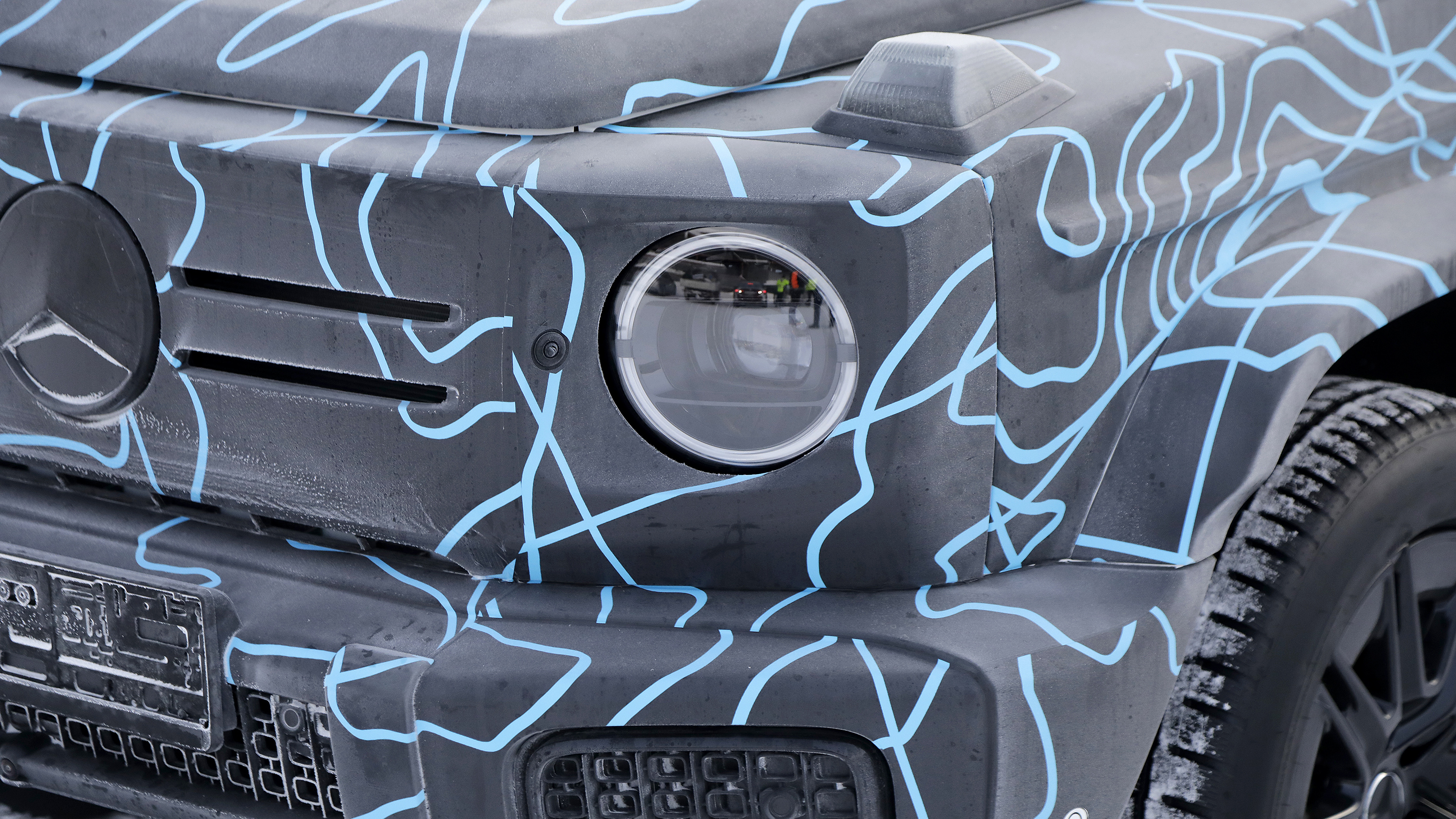 Mercedes EQG spies - grille