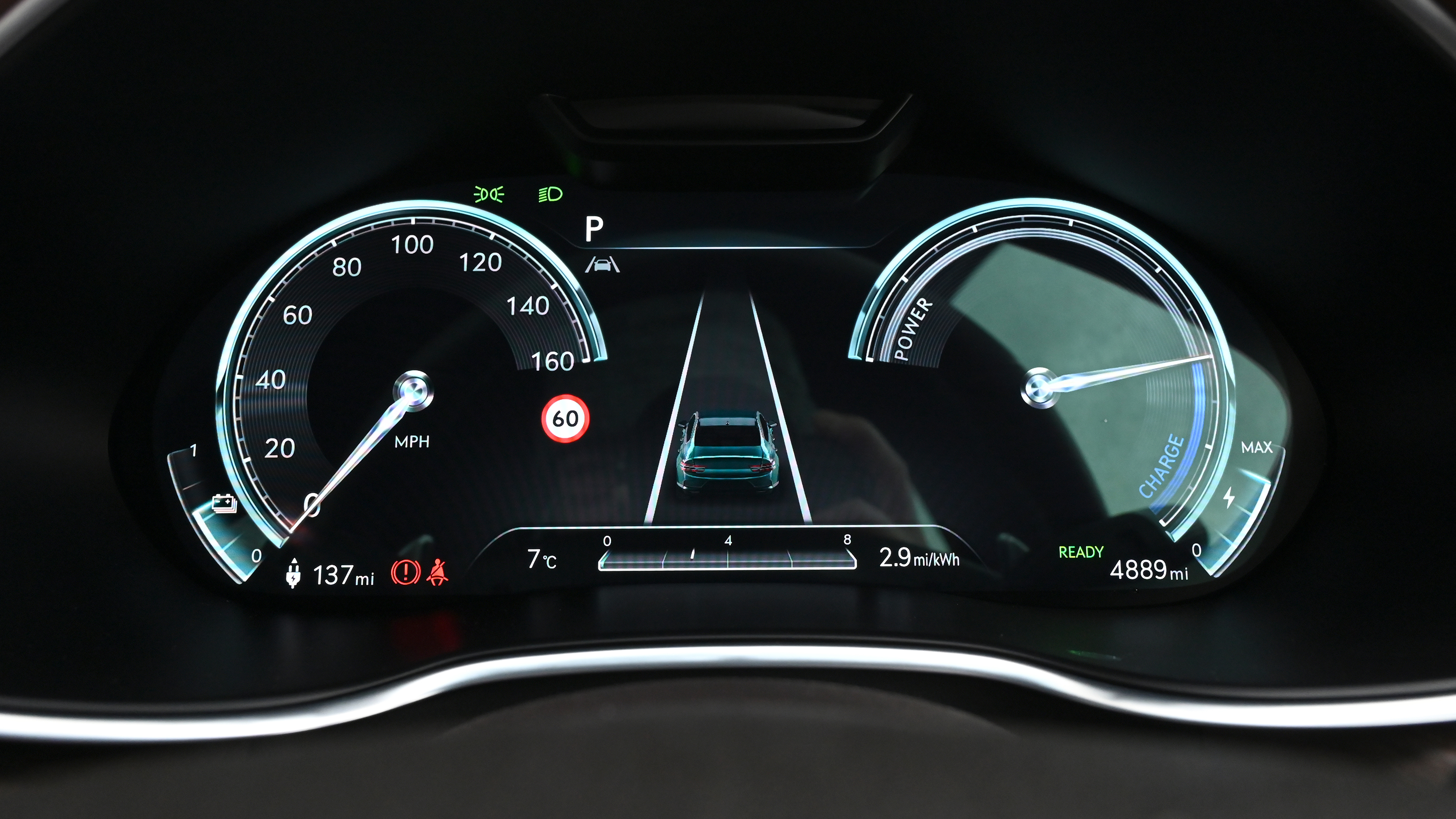Genesis Electrified G80 - dials