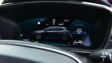 Toyota Corolla 2023 digital instrument cluster