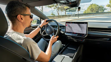 Volkswagen ID.7 prototype drive - interior