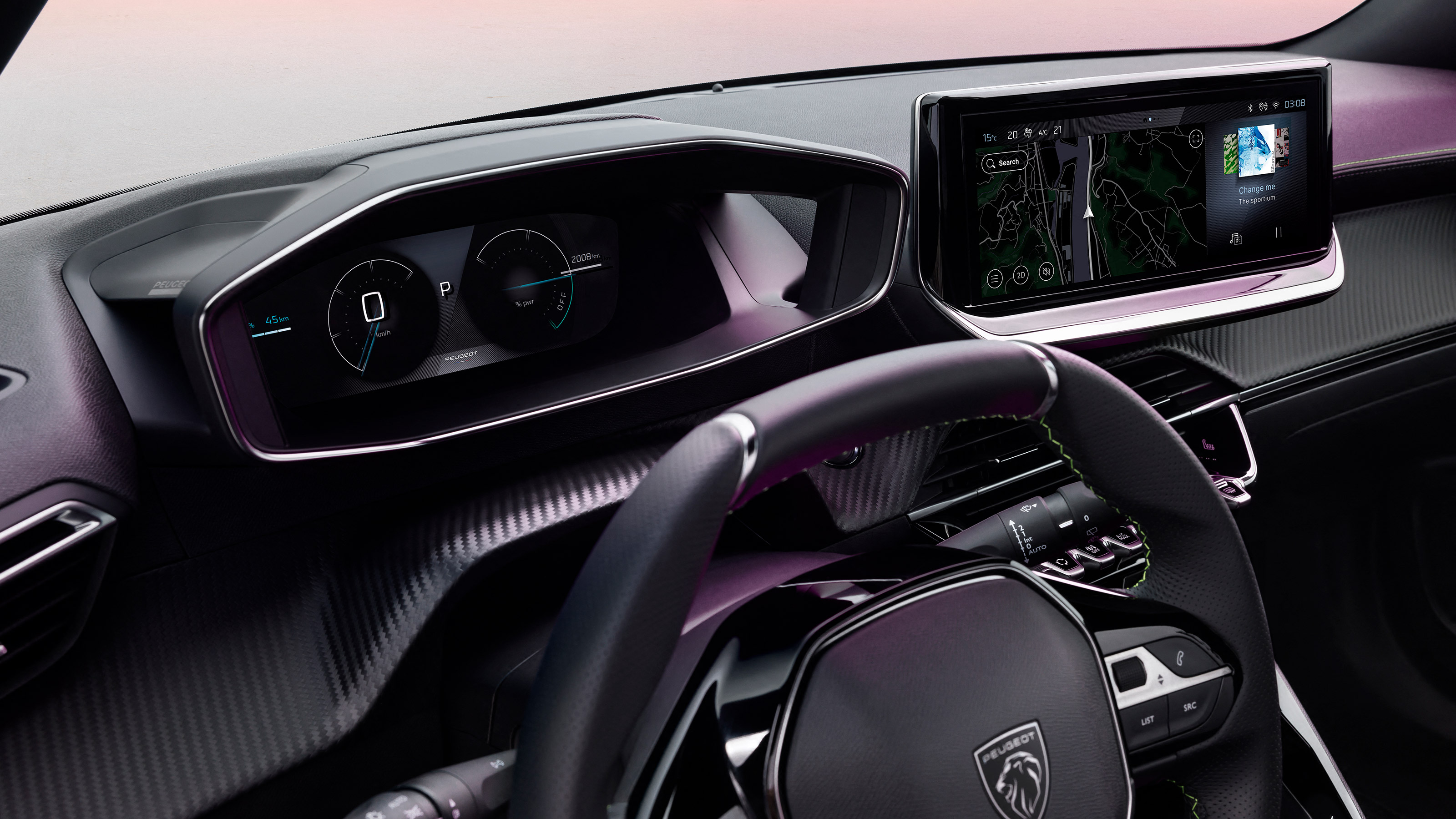 2023 Peugeot e-2008 - dials