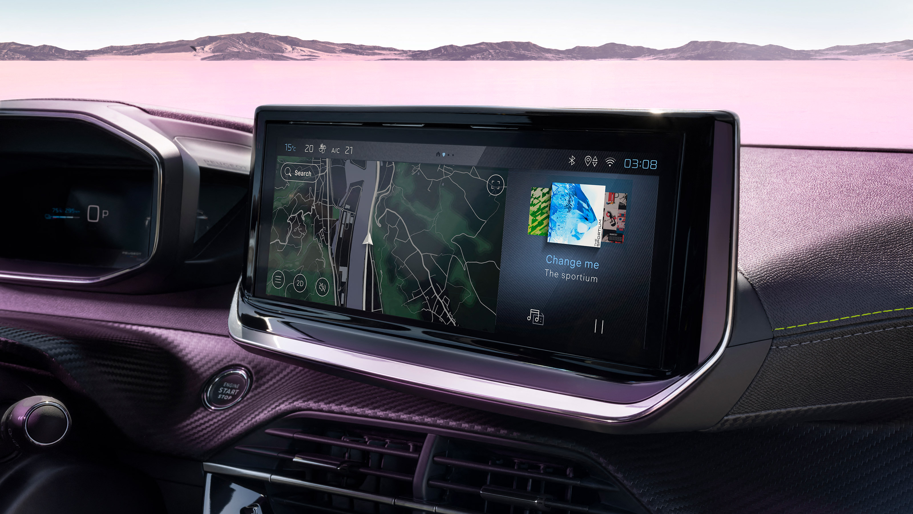 2023 Peugeot e-2008 - touchscreen