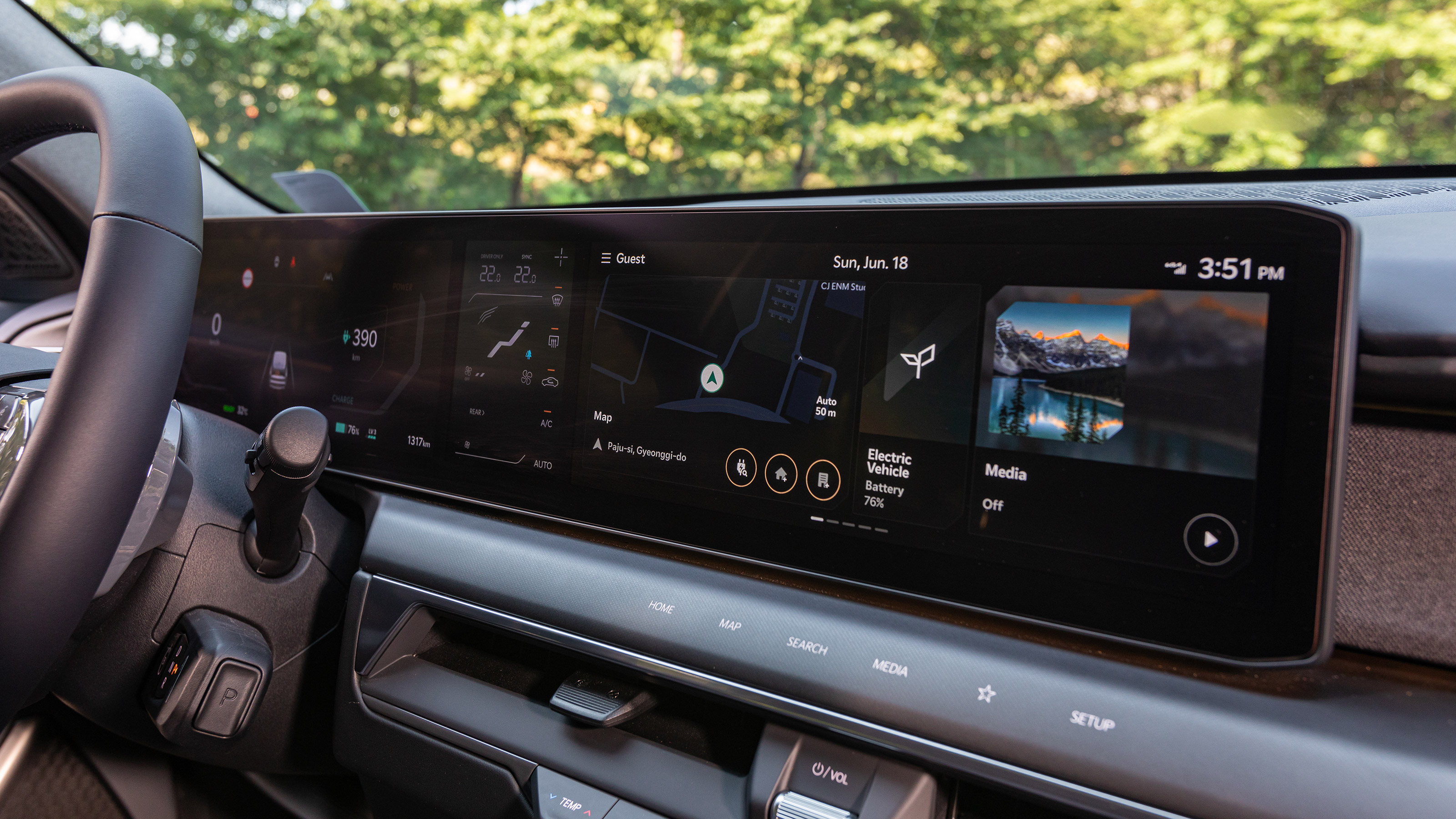 Kia EV9 - infotainment system