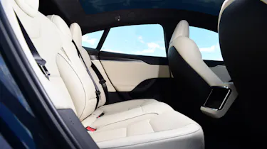 Tesla Model S - rear seats