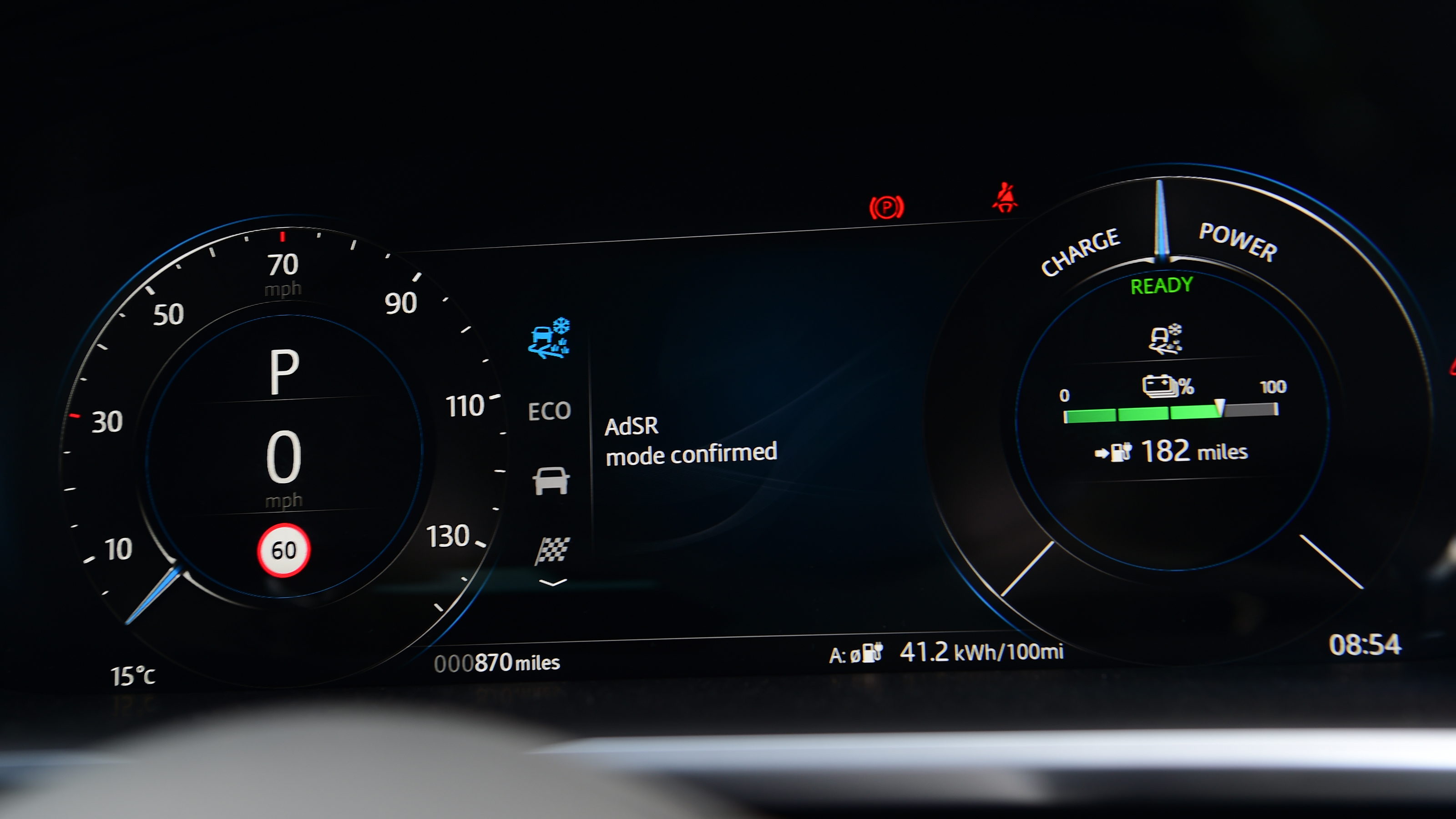 Jaguar I-Pace - dials