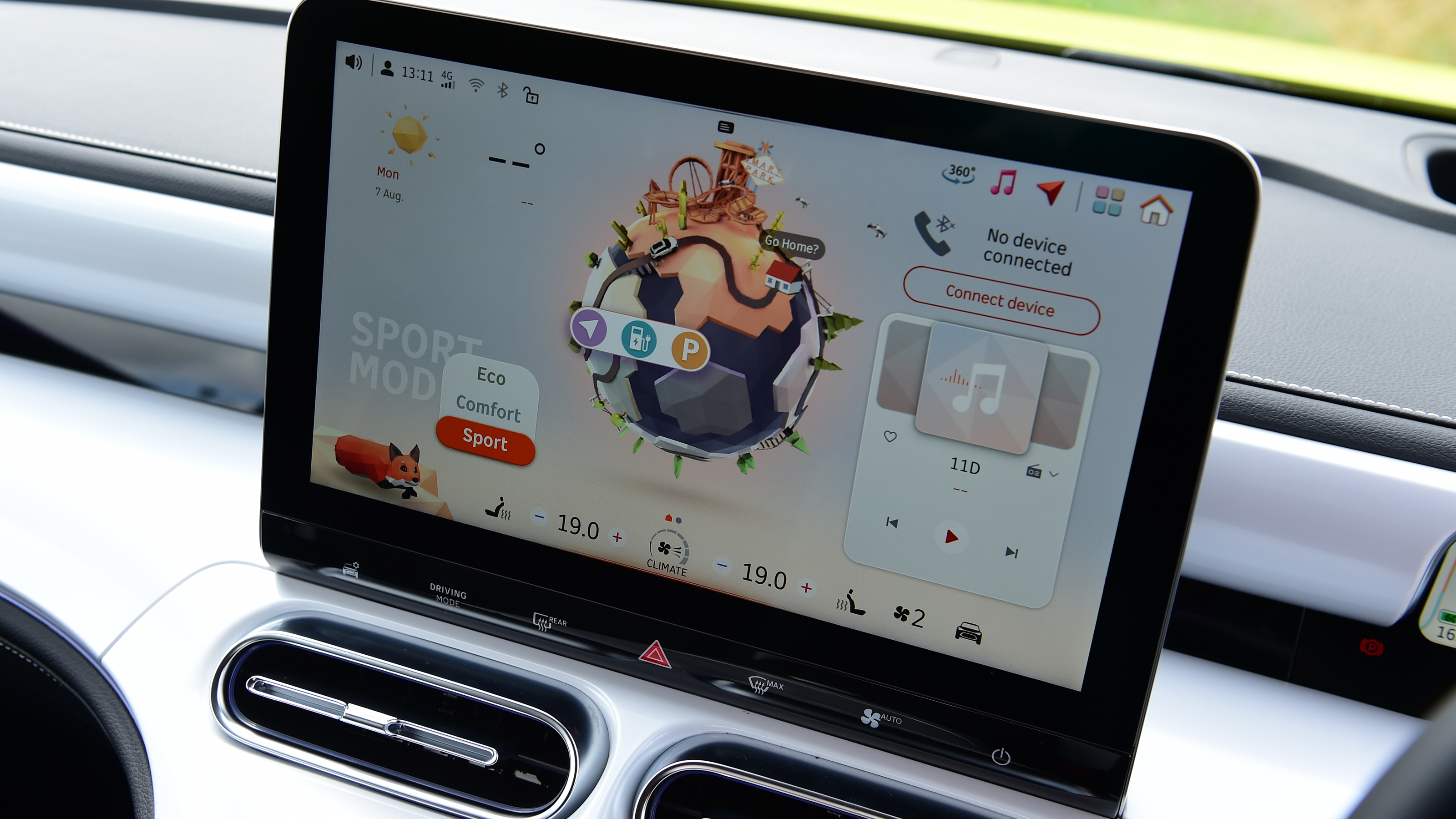 Smart #1 - touchscreen