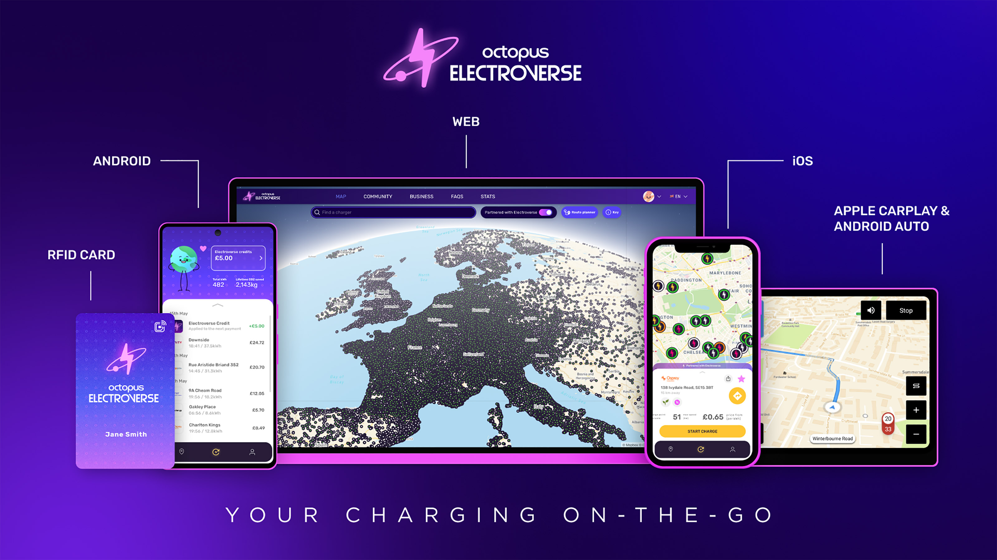 Octopus Electroverse mobile