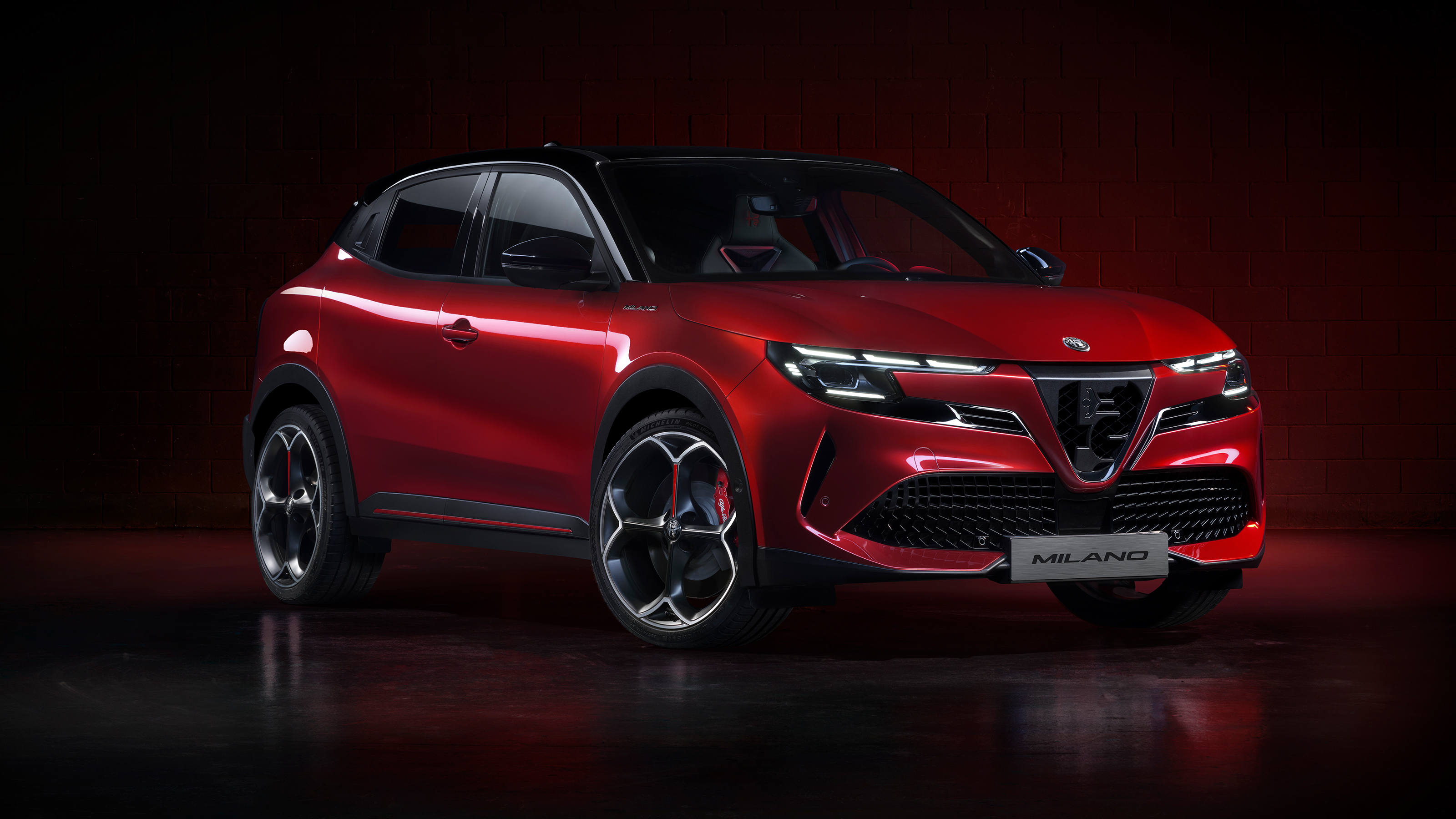 New Alfa Romeo Milano front 3/4