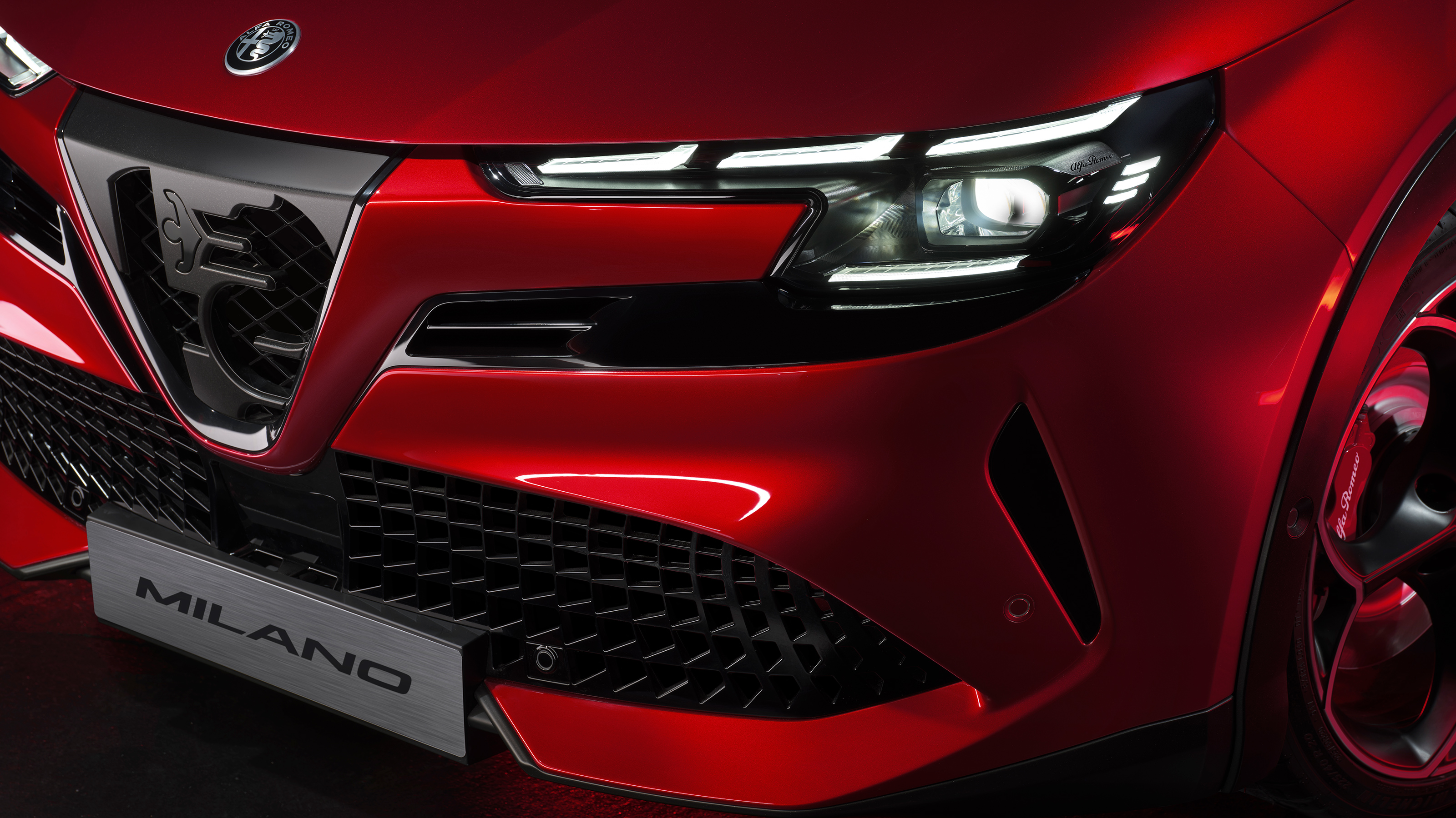 New Alfa Romeo Milano front grill