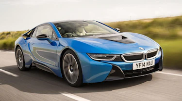 BMW i8 driving