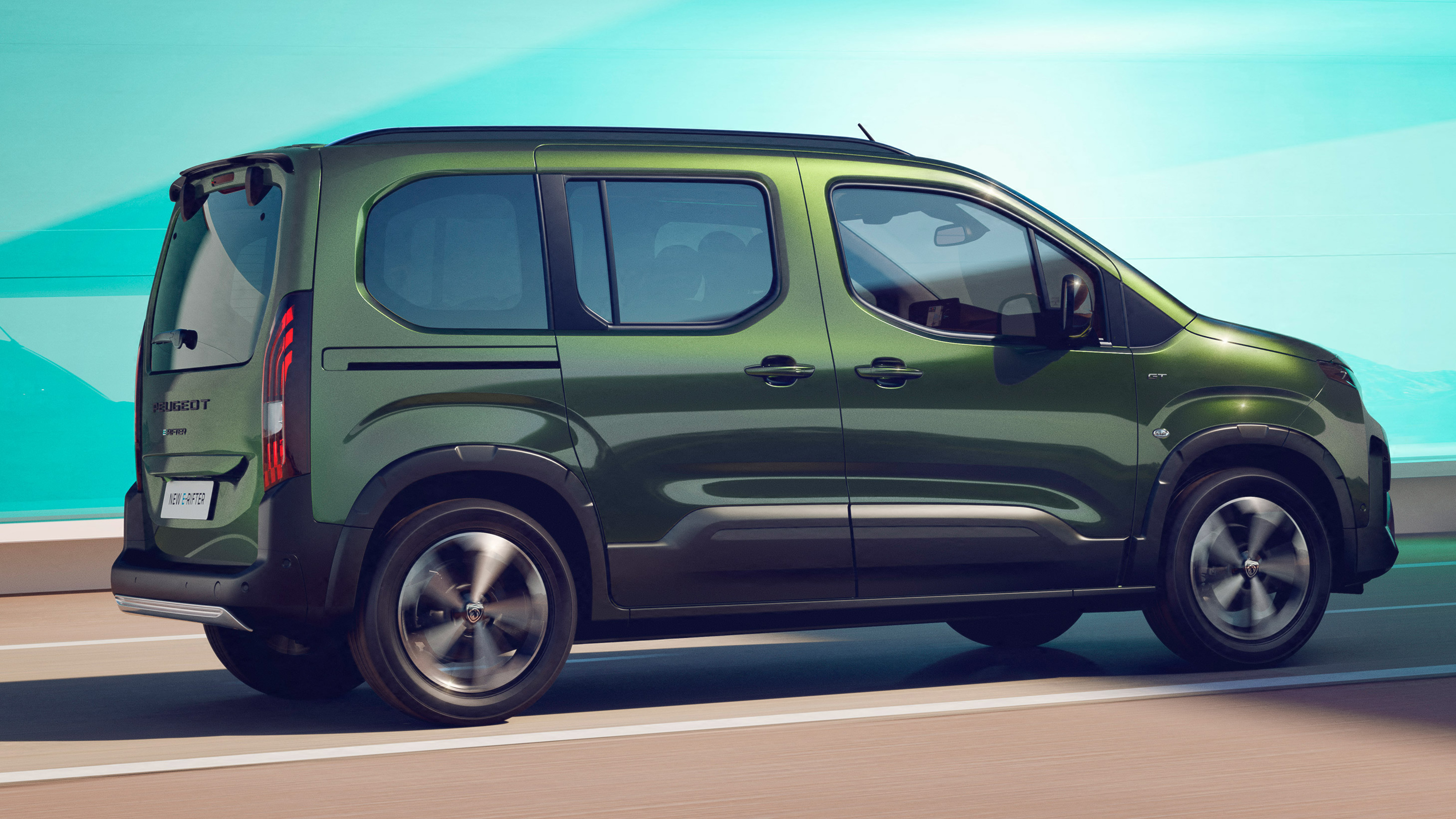 New Peugeot E-Rifter 2023 facelift profile
