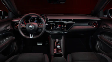 New Alfa Romeo Milano interior facing dashboard