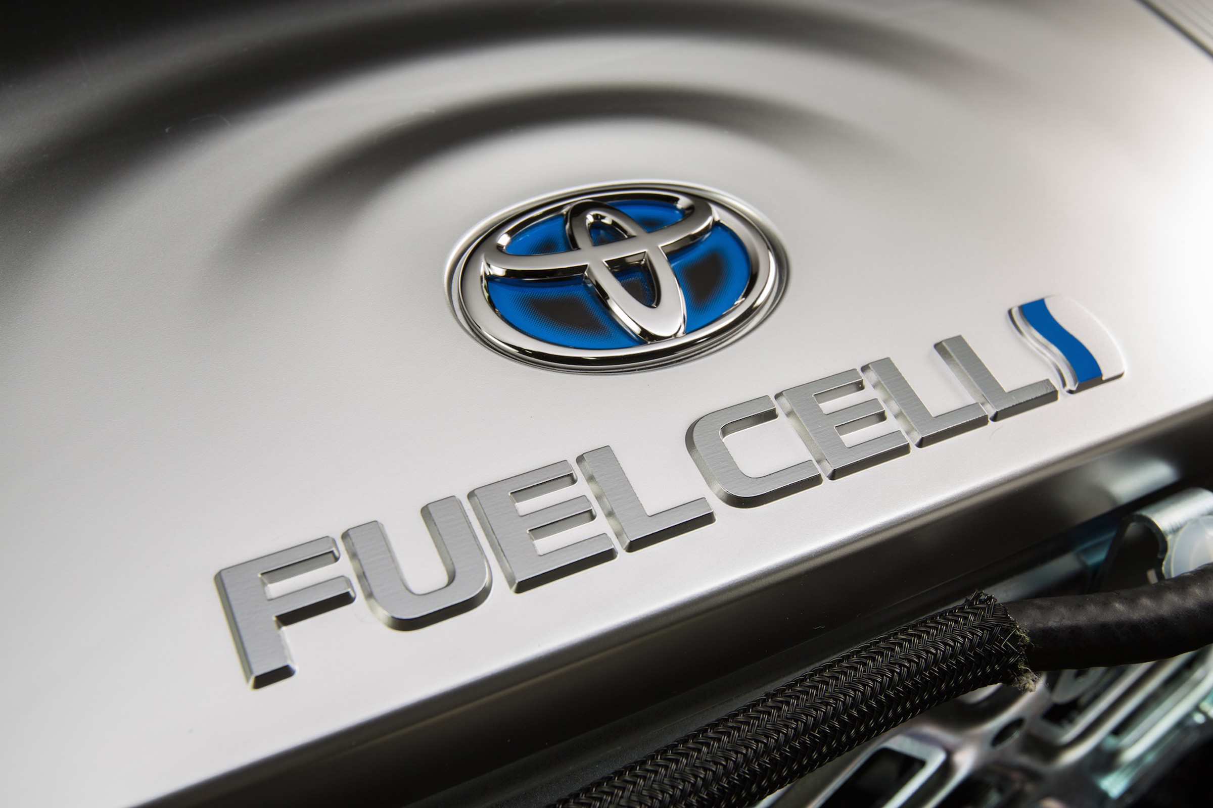 Toyota hydrogen fuel-cell badge