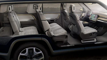 Rivian R1S electric SUV interior