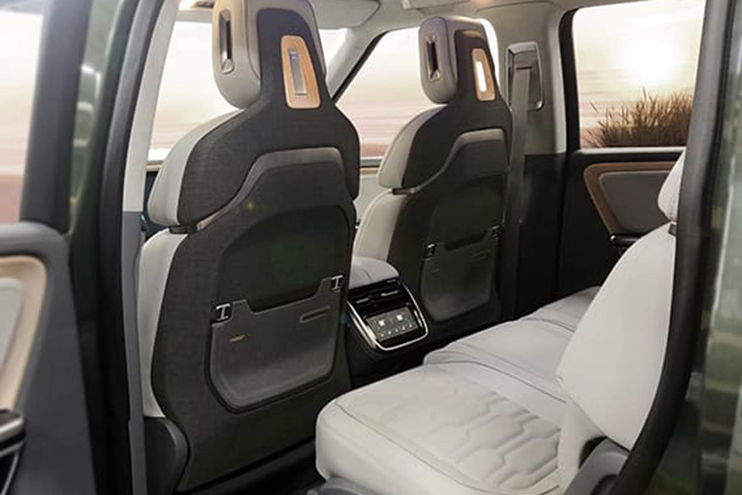 Rivian R1S electric SUV interior