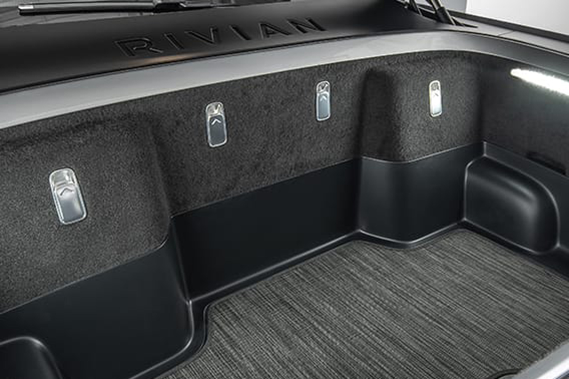 Rivian R1S electric SUV interior