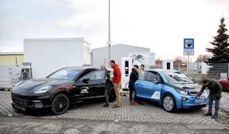 BMW Porsche charging
