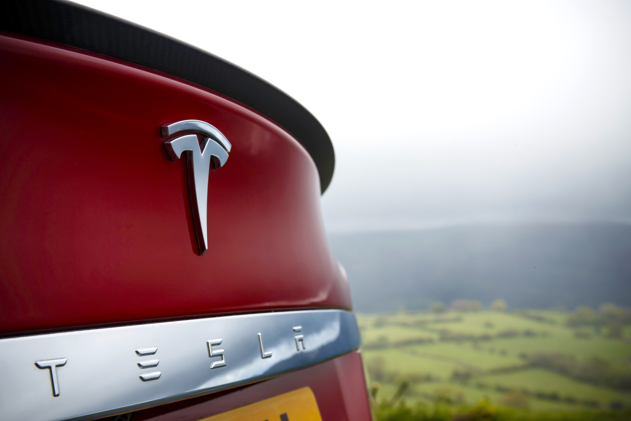 Tesla badge