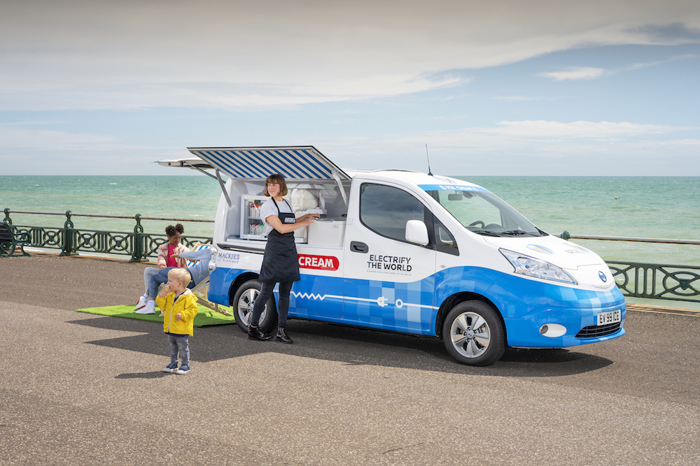 Nissan ice-cream van