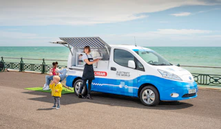 Nissan ice-cream van