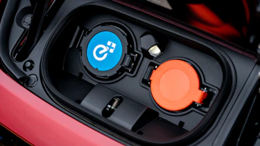 Nissan Leaf charging port