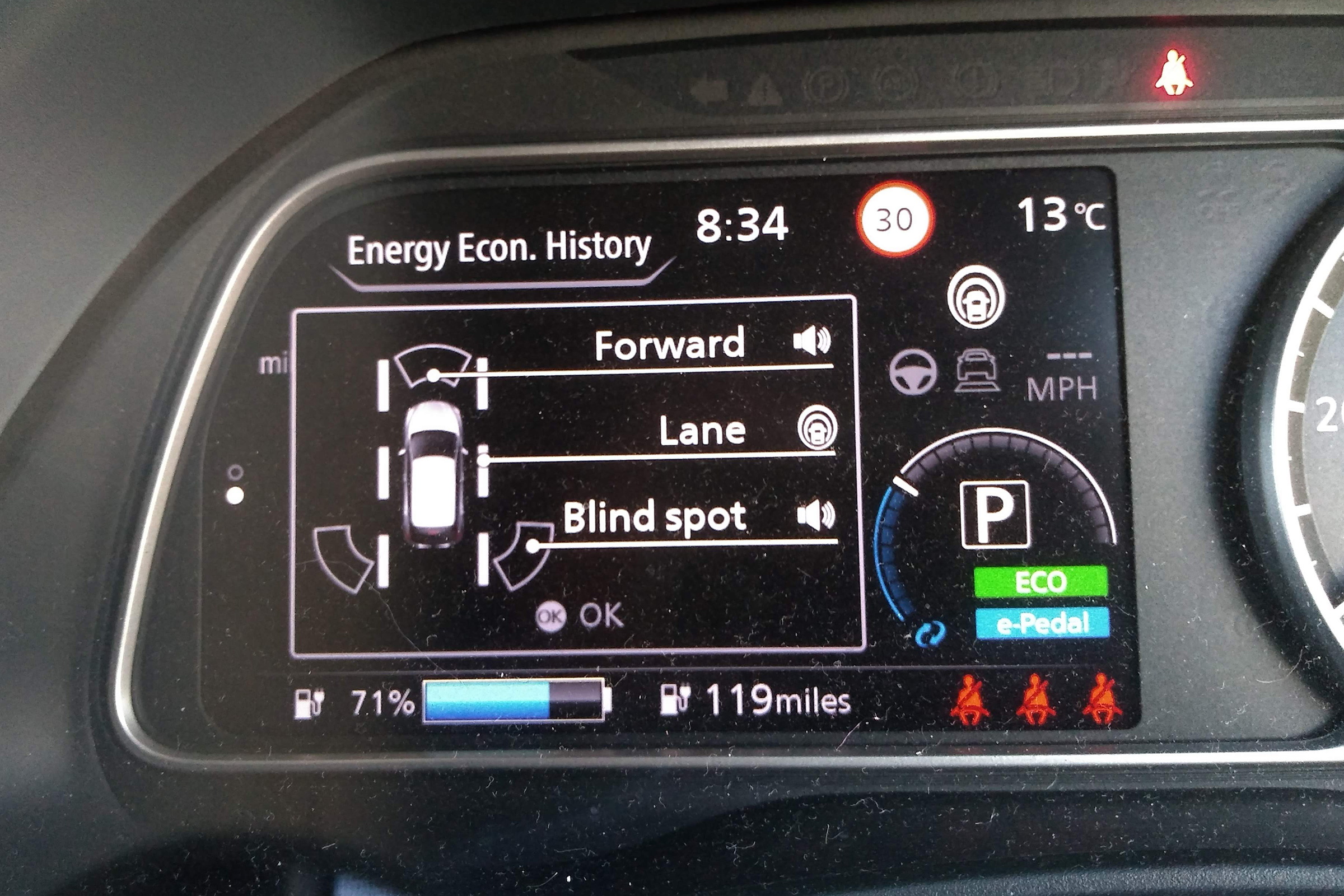 Nissan Leaf long-term test pictures