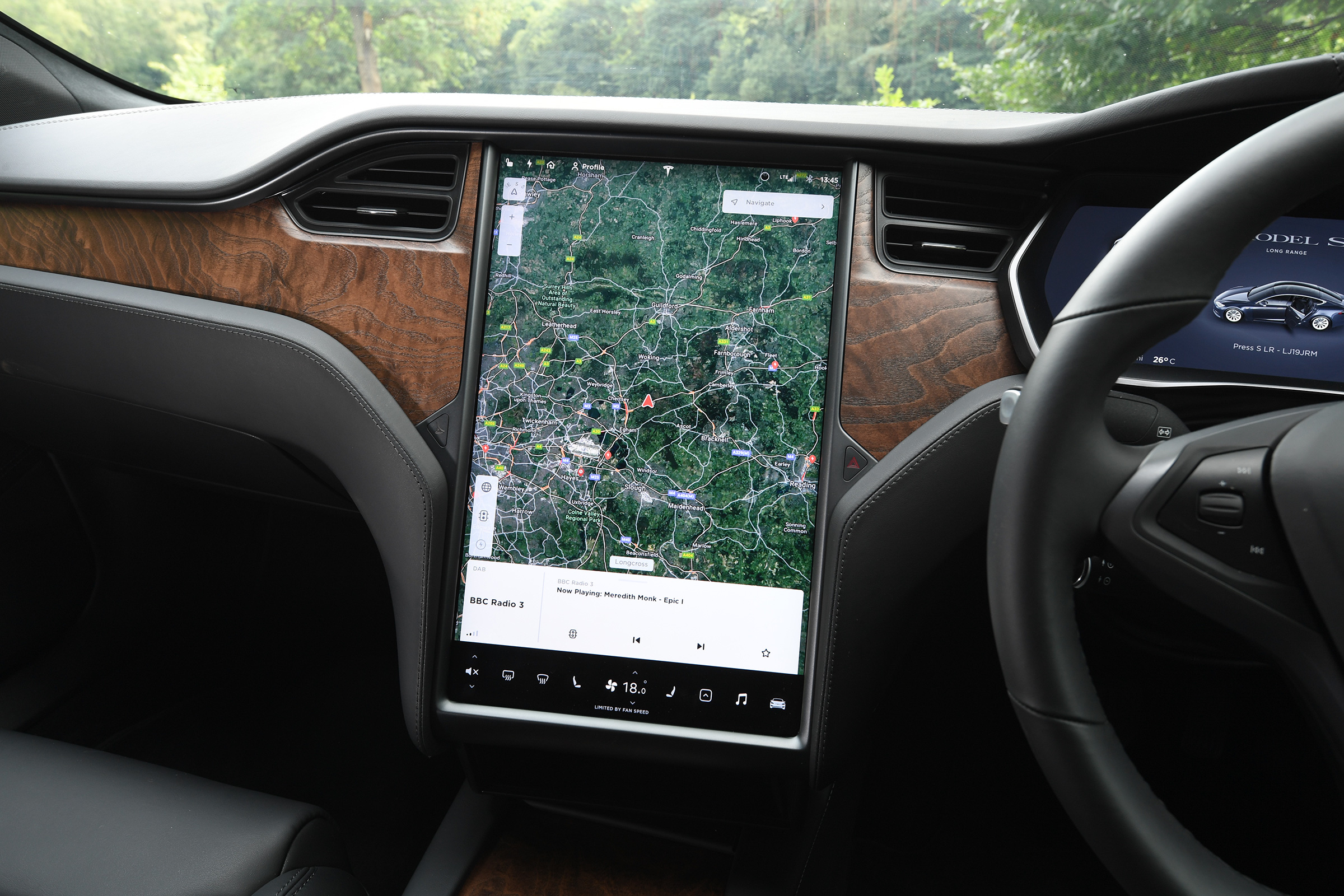 Tesla Model S interior