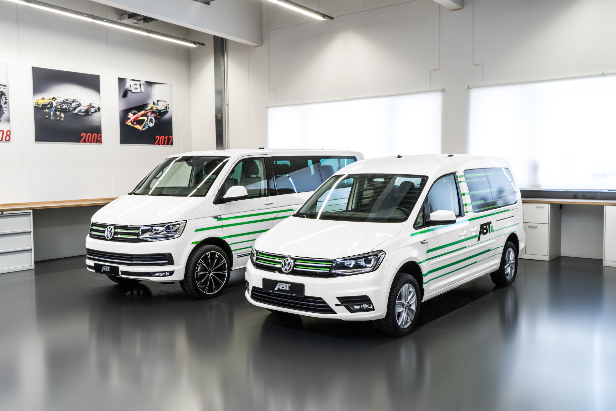 Volkswagen electric Caddy and Transporter