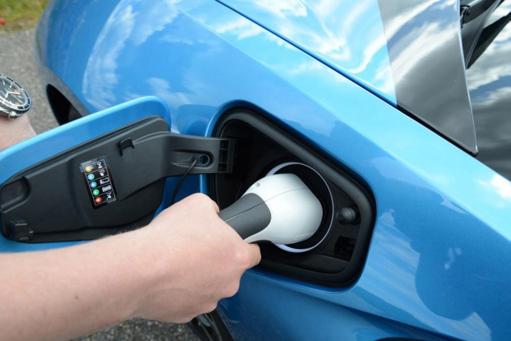 Charging electric car