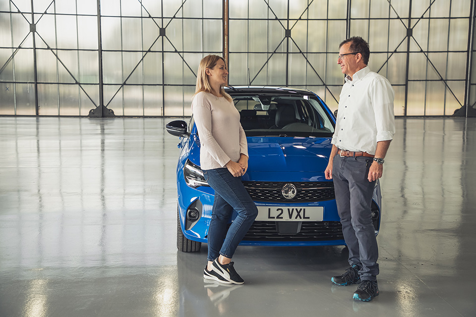 Vauxhall Corsa-e studio images