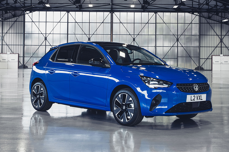 Vauxhall Corsa-e studio images