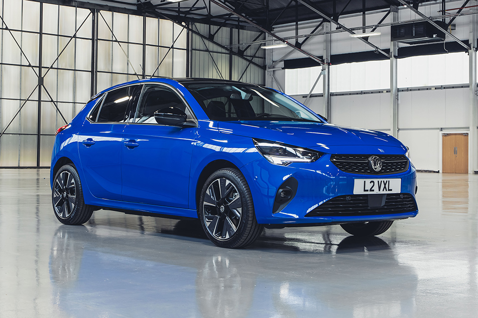 Vauxhall Corsa-e studio images