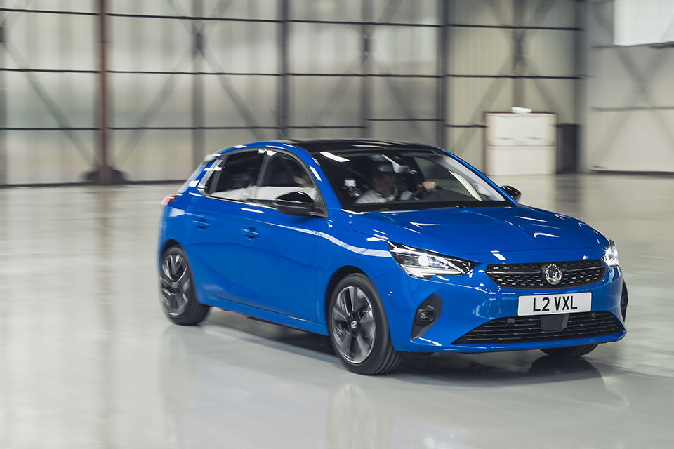 Vauxhall Corsa-e studio images
