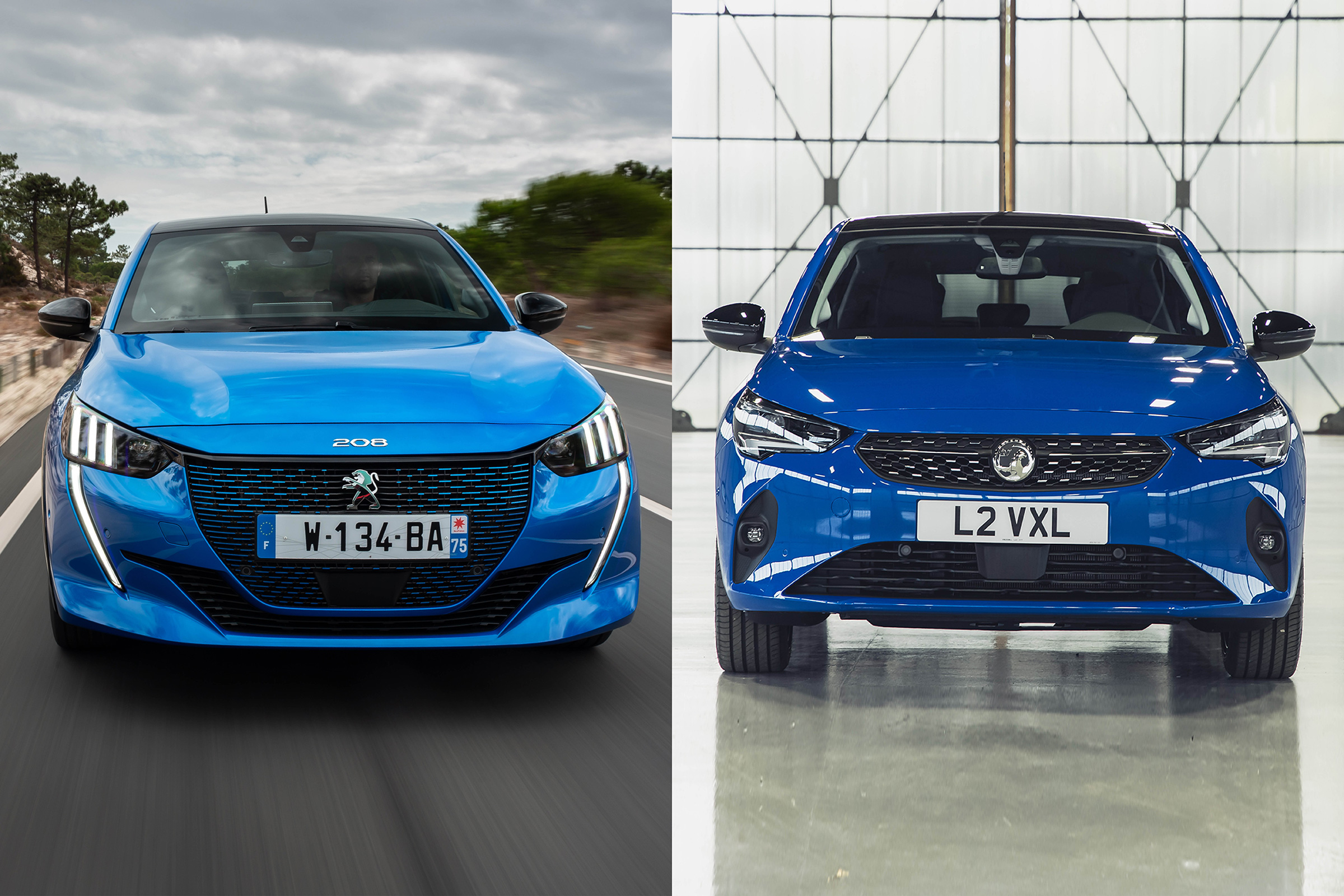 Peugeot e-208 vs Vauxhall Corsa-e in numbers