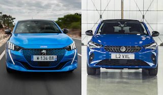 Peugeot e-208 vs Vauxhall Corsa-e in numbers