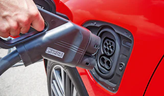 Electric car CCS charger