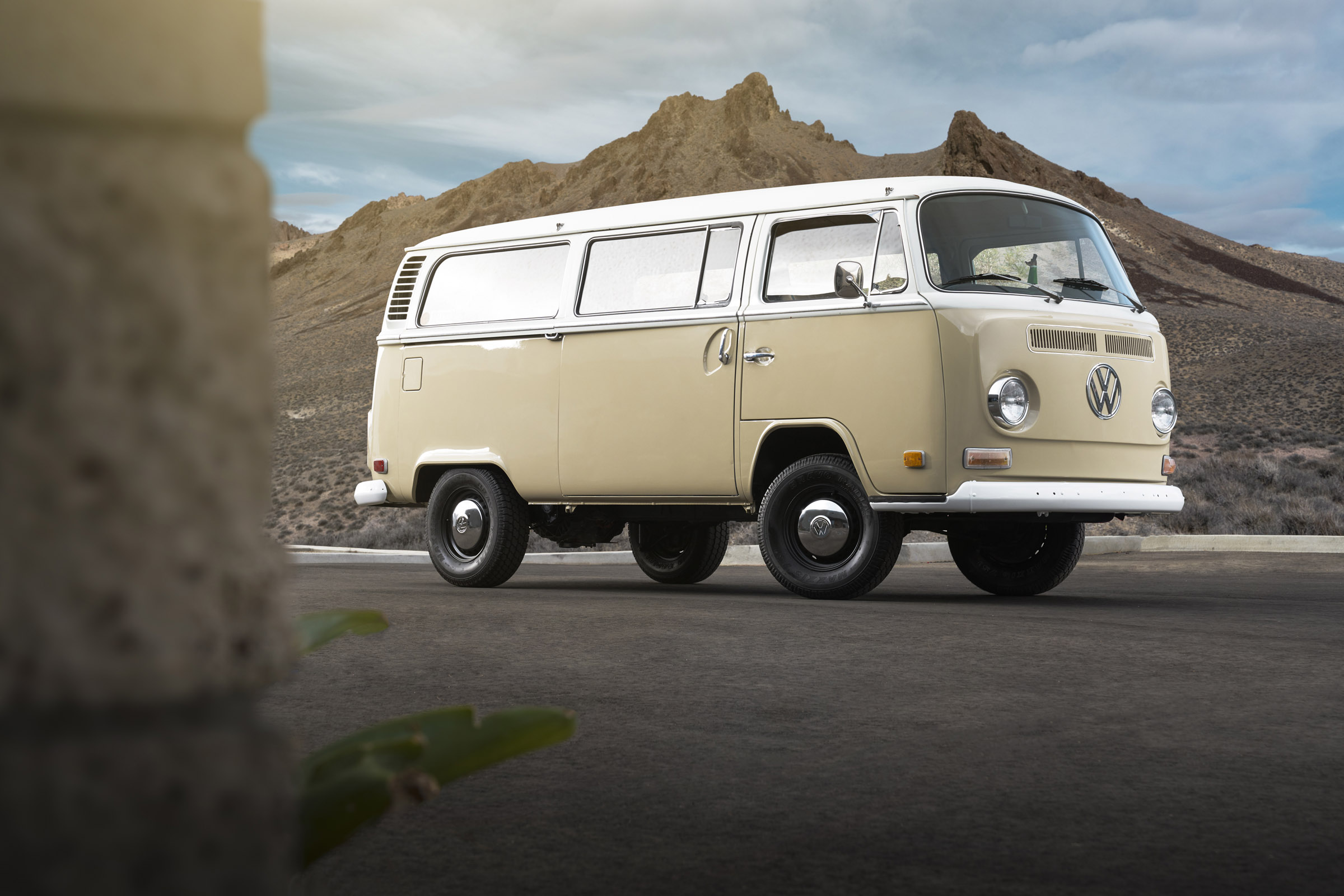 Electric Volkswagen bus
