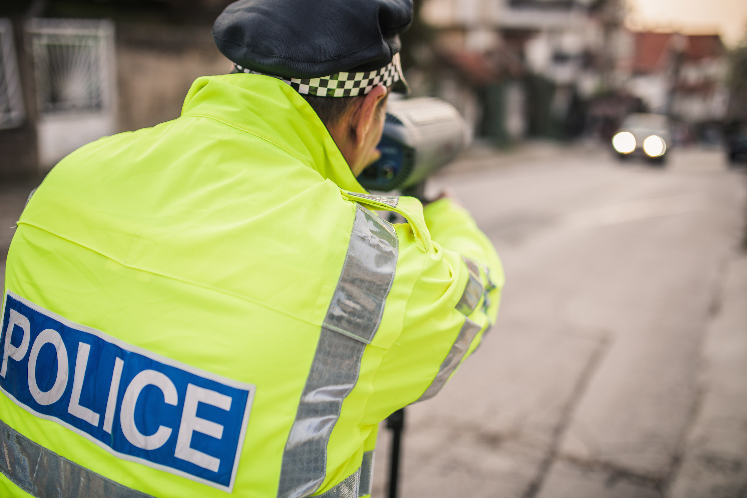 Police speed camera
