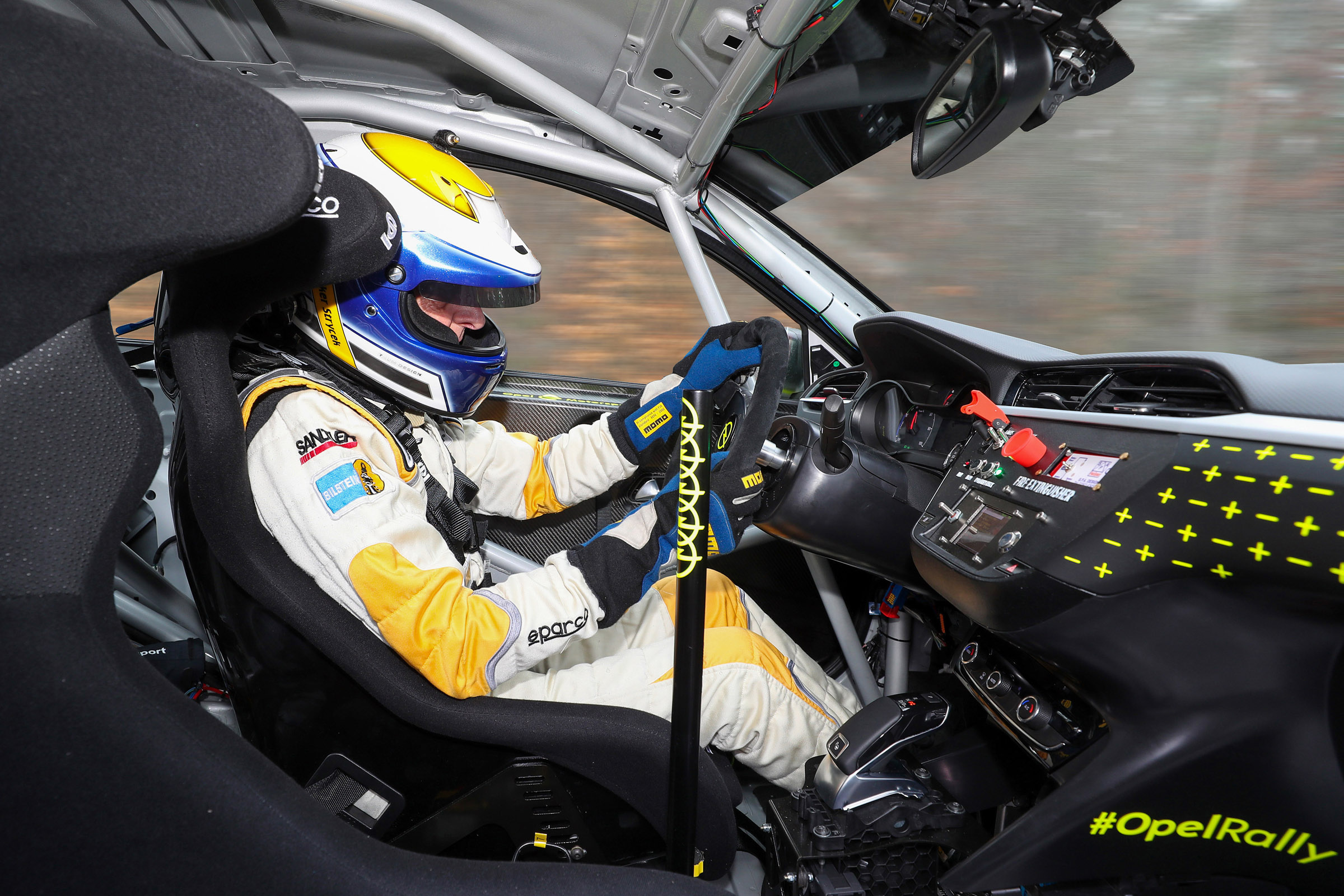 Opel Corsa-e Rallye, Testfahrten in Dudenhofen (Dez. 2019)
