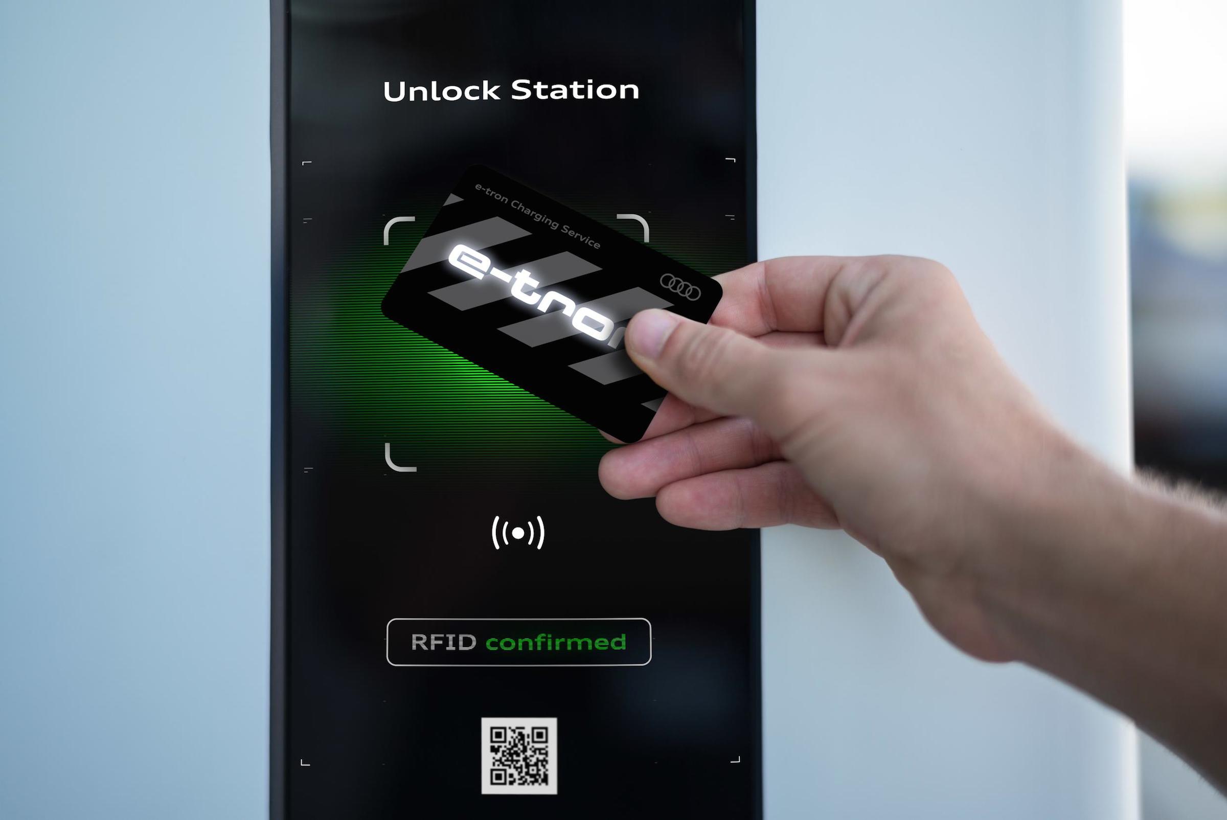 Audi e-tron charging service card