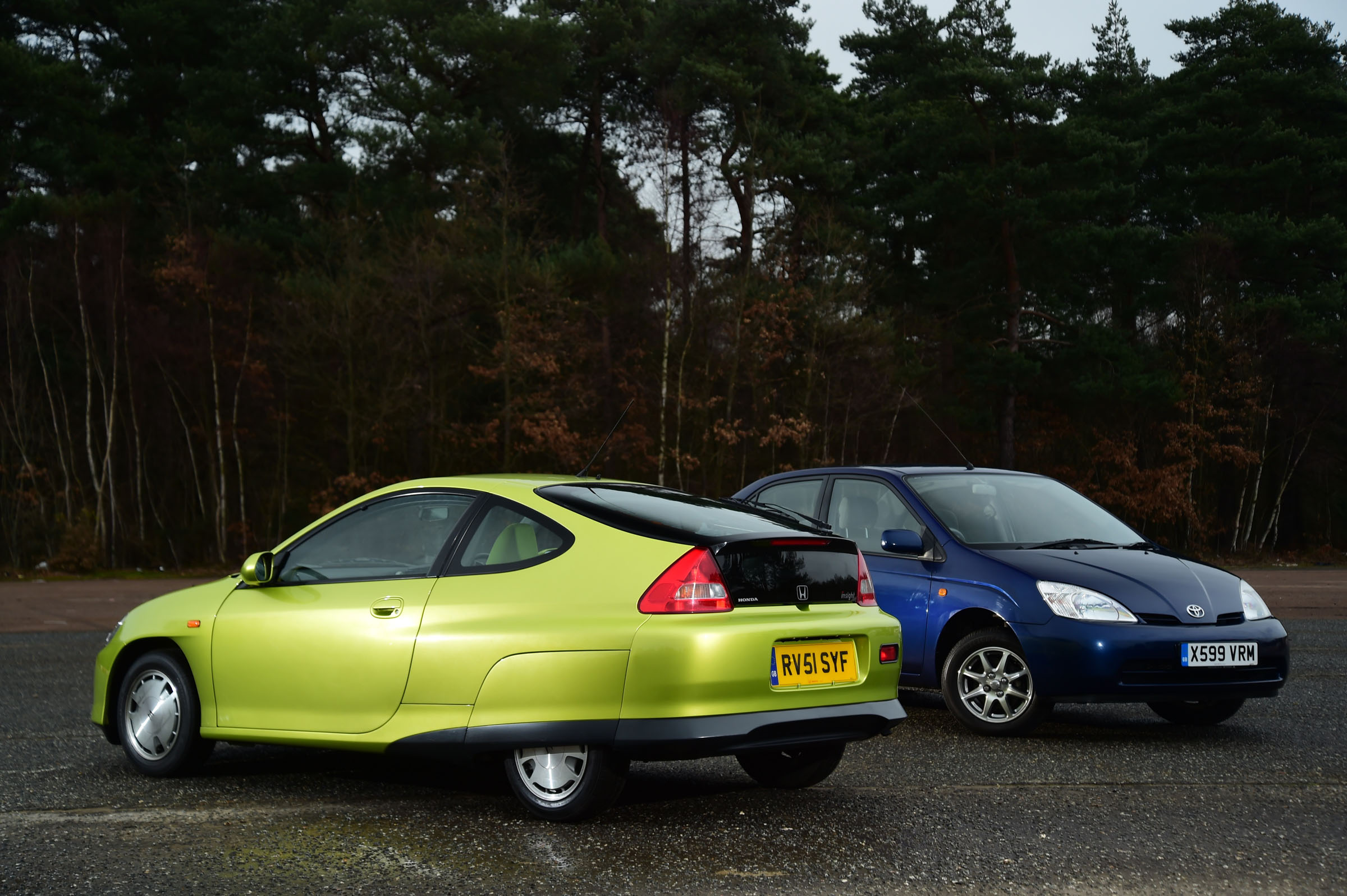 Honda Insight and Toyota Prius