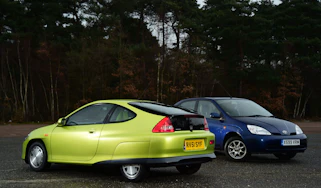 Honda Insight and Toyota Prius