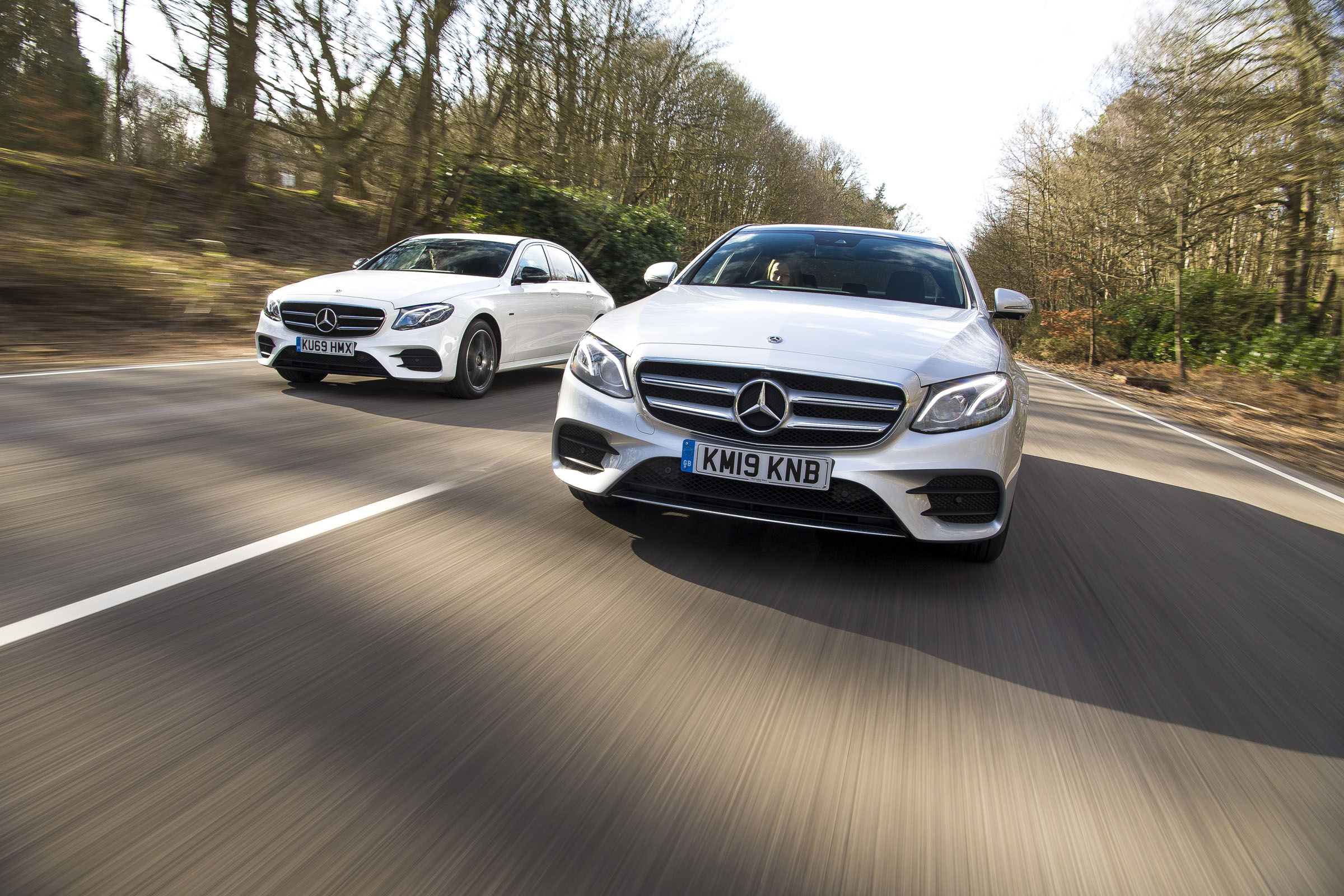 Mercedes E-Class twin test