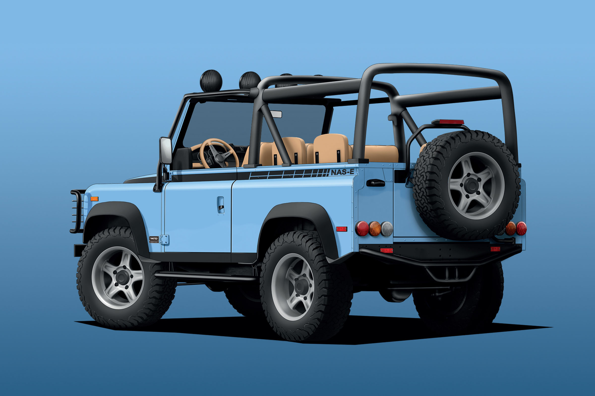 Twisted Land Rover Defender NAS-E pictures