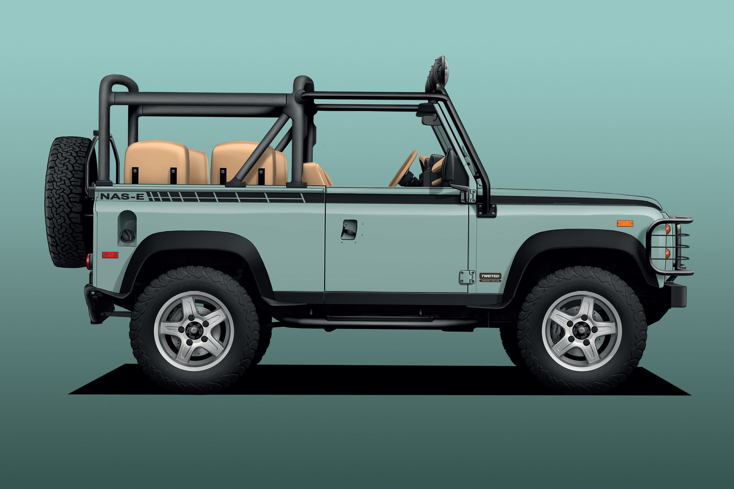 Twisted Land Rover Defender NAS-E pictures