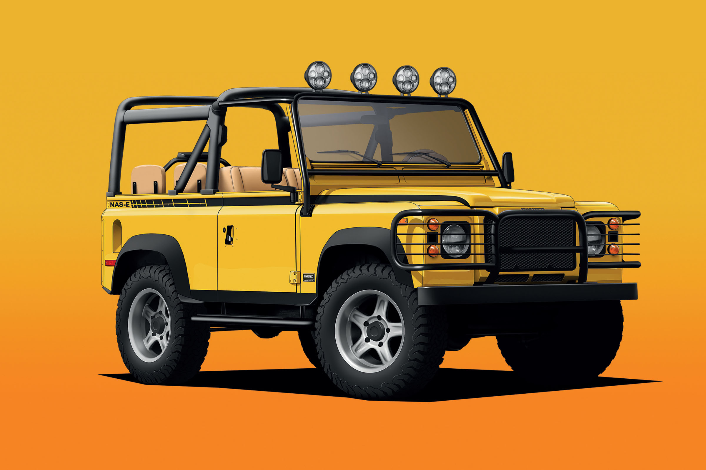 Twisted Land Rover Defender NAS-E pictures